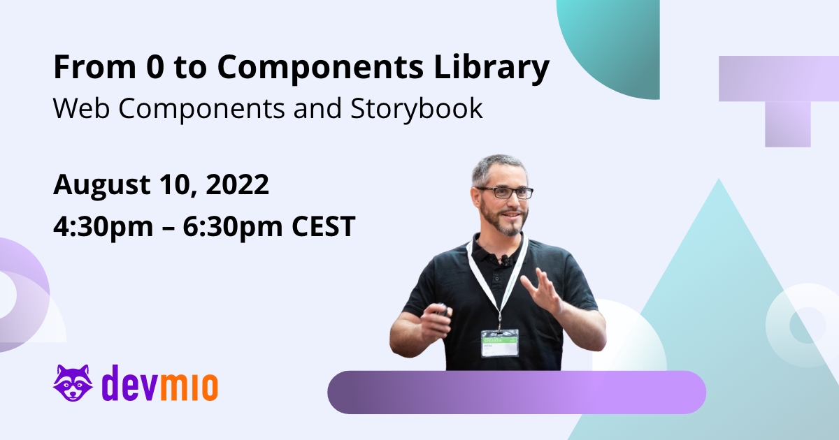 From 0 to Components Library with Web Components and Storybook devmio