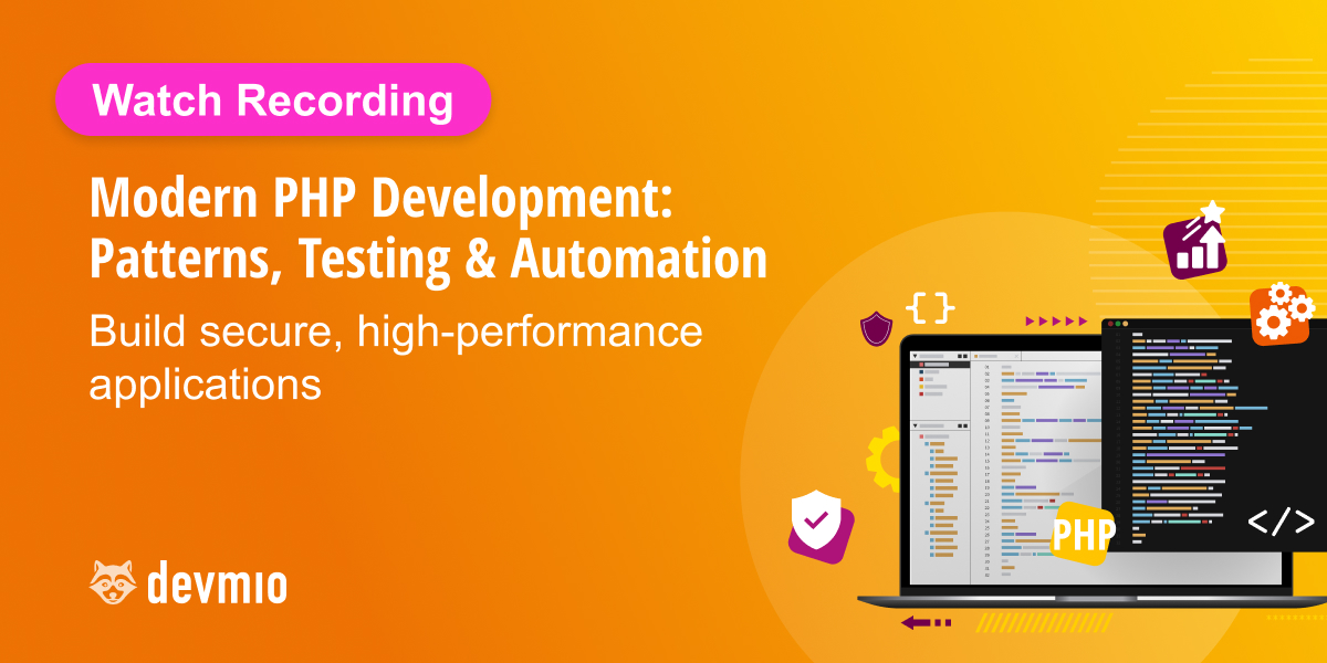 Modern PHP Development: Patterns, Testing & Automation | Available ...